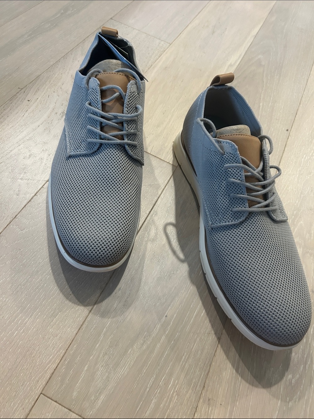 Goodfellow & Co Light grey shoes with Tan Accents